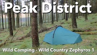 preview picture of video 'Peak District - Wild Camping - Wild Country Zephyros 1'