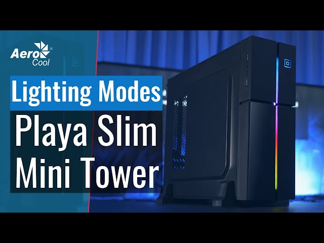 Aerocool Playa Slim RGB USB 3.0 video