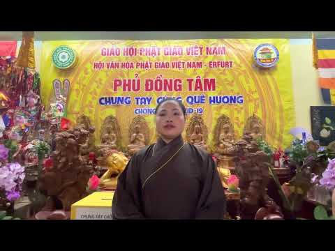 LỜI CÁM ƠN CỦA CHỦ NHANG PHỦ ĐỒNG TÂM ERFURT