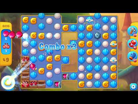 Fishdom 6036 Level - 20 moves - NO BooSTERS