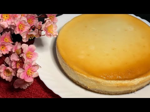 Classic Baked New York Cheesecake | Best and easy recipe for cheesecake