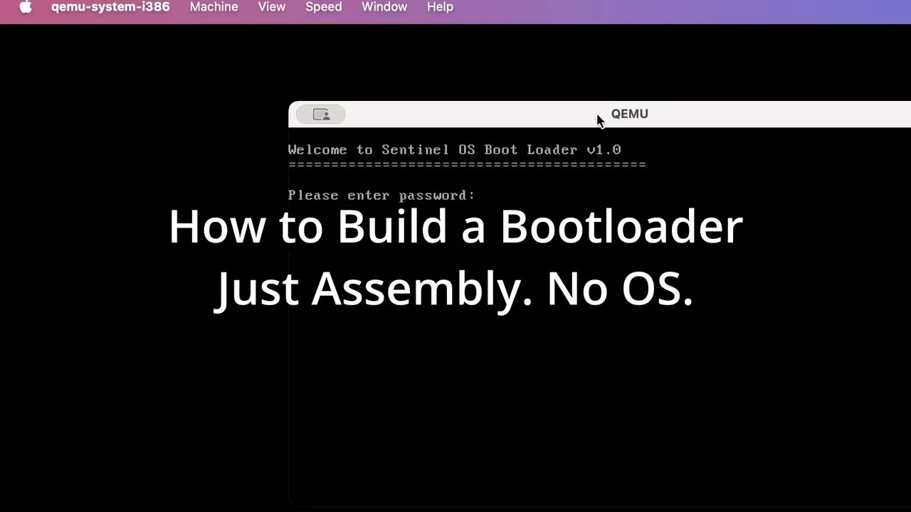Hand-Written Stage-1 Bootloader: Raw x86 Assembly from Scratch