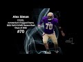 Alex Simon #70 OL/DL Class of 2022 JR film