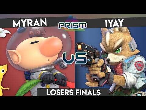 PRISM 219 - Myran (Olimar) vs. 1Yay (Fox) - Losers Finals - Smash Ultimate Singles