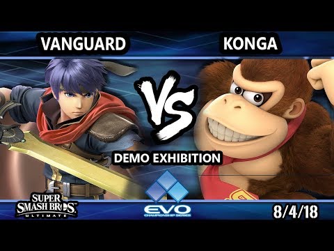 Evo Demo SSBU - Vanguard (Ike) Vs. Konga (Donkey Kong) Smash Ultimate