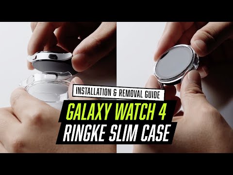 Galaxy Watch 4 [44mm, 40mm] | Ringke Slim case - Installation & Removal Guide