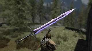 skyrim the elder skrolls 5//мощный меч и драконий лук
