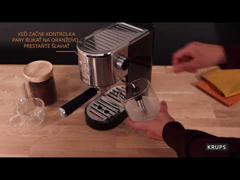 (SK) KRUPS Virtuoso Essential XP441 - Príprava cappuccina