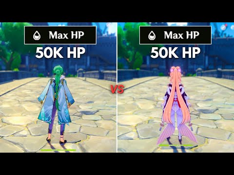 Baizhu vs Kokomi !! Who is Best F2P Healer ??[ Genshin Impact ]