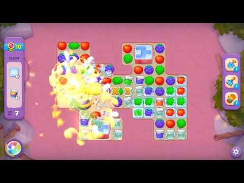 Gardenscapes level 11599 No Boosters Gameplay