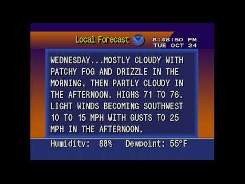 WeatherStar 4000 Emulator Test