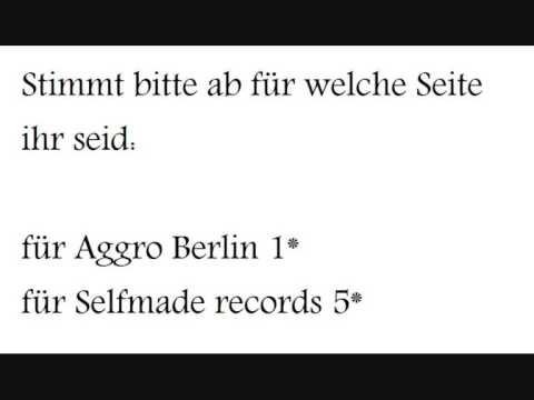 Disstrack von Aggro und Kollegah Vote 4 Aggro/ Selfmade