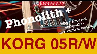 Video thumbnail for Ambient patches Korg 05R/W by Phonopollution