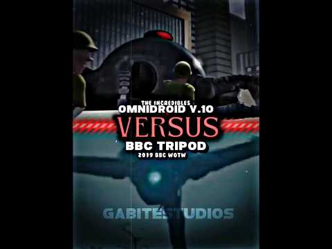 Omnidroid V.10 vs BBC Tripod #waroftheworlds #incredibles