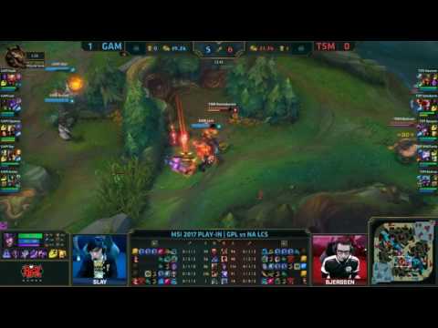 TSM vs GAM - Game 2 Highlights - MSI 2017 - Team Solo Mid vs Gigabyte Marines