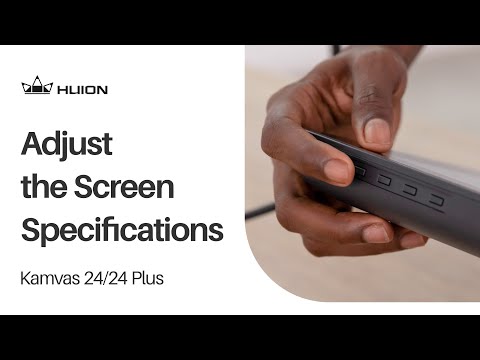 Grafinė planšetė HUION Kamvas 24 video