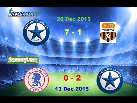 U14 ATROMITOS-Ymitos 7-1 & AO Xaidari-ATROMITOS 0-2