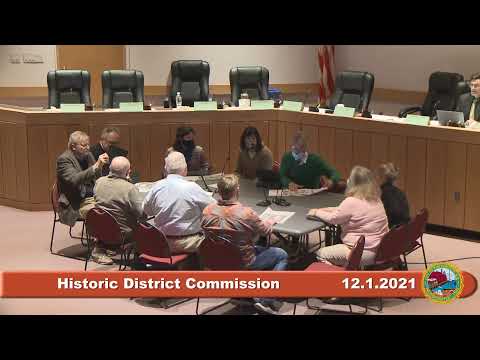 12.1.2021 Historic District Commission