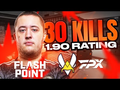 ZYWOO's 30 KILLS & 1.90 RATING VS FPX @ Flashpoint 3