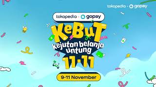 Download lagu Kebut GoPay 11.11 di Tokopedia mp3