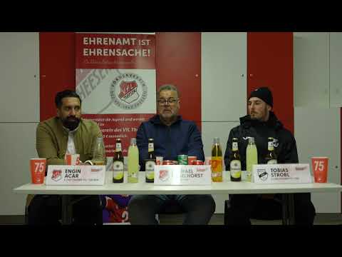 Pressekonferenz: VfL Theesen - SC Verl (Westfalenpokal Achtelfinale)