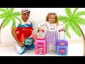 Nastya e pai foram viajar e encontrar br Nastya e pai foram viajar e encontrar br