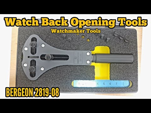 BERGEON Watchmaker Tools, Watch Back Opening kits Unboxing Review | Watch Repair Channel