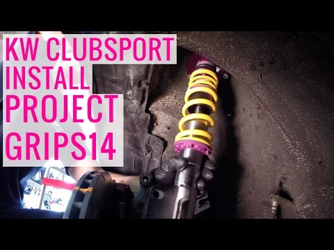 Upgrading coilovers to a track ready setup: KW Clubsports - Project GripS14