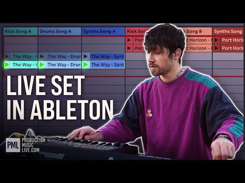 Felix Raphael: Preparing Ableton Session View for Playing Live | incl. LIVE JAM | Organic House
