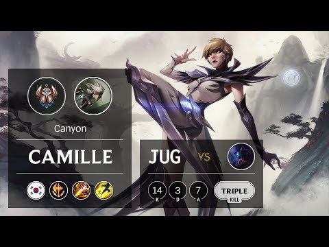 Camille Jungle vs Rek'Sai - KR Challenger Patch 9.11
