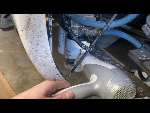 Frozen FASS Fuel System With High Output Heater Disk At Cold Weather Startup