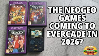 Neo Geo Arcade Games Coming To Evercade Collections in 2026?