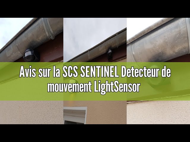 Vídeo relacionado con SCS SENTINEL Detecteur de mouvement LightSensor blanc
