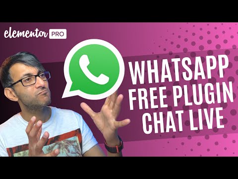 WP Chat App -  WhatsApp Free Plugin for Multiple Chat - Elementor Wordpress Tutorial