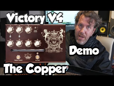 Victory V4 The Copper Preamp Pedal Demo - Turning My Egnater Into A Vox