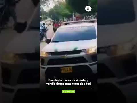 Capturan a dos jóvenes señalados de extorsión y microtráfico en Sabanalarga 🚔⚖️