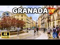 🇪🇦[4K] GRANADA Spain Fantastic City Walking Tour Autumn 2023 | Andalucía