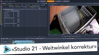 Pinnacle Studio 21 Weitwinkel Objektiv Korrektur Video Tutorial Deutsch