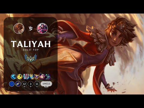 Taliyah Top vs Irelia - EUW Challenger Patch 12.23