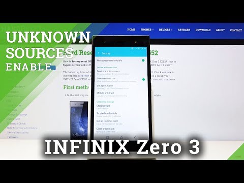 How to Allow Unknown Sources in INFINIX Zero 3 – Download From Apps