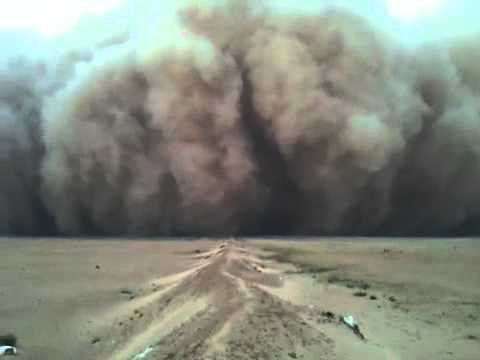 اقوى عاصفة غبار بالكويت لا يطوفكم اخر شي  Dust Storm in Kuwait 