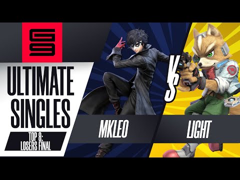 MkLeo vs Light - Ultimate Singles Top 8 Losers Final - Genesis 9 | Joker vs Fox
