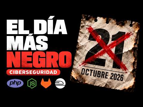 El día más negro de la ciberseguridad: PHP, Node, GitLab y más