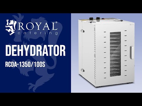 Produktvideo - Dehydrator - 1.500 W - 16 hylder