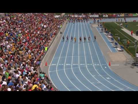 2009 STATE TRACK GIRLS CLASS 2A 100 METER DASH