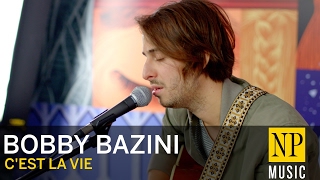 Bobby Bazini &#39;C&#39;est La Vie&#39; acoustic performance in NP Music studio