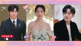 Un mariage simulé devient un véritable amour lorsque le CEO tombe amoureux de sa femme de contrat
