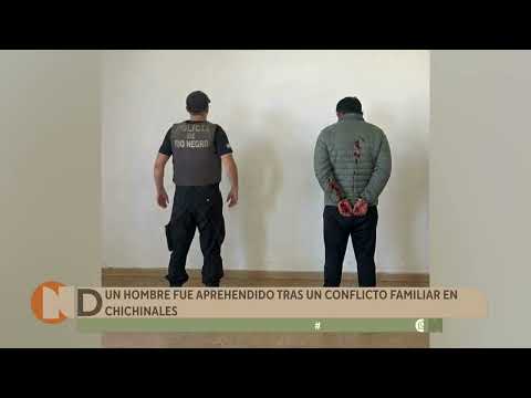 Un hombre fue aprehendido tras un conflicto familias en Chichinales