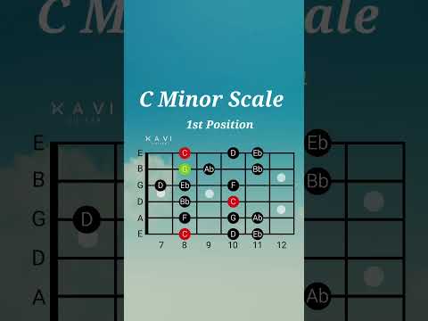 C Minor Scale | 1st Position | Guitar Lesson #minorscale  #minorscaleguitar #guitarlesson #minor