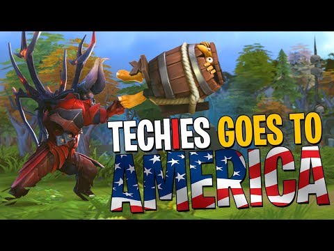Techies Goes to America - DotA 2
